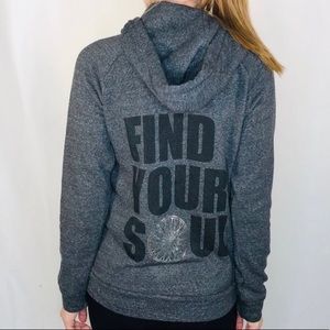 SOULCYCLE Zip-up Sweater Sweatshirt Hoodie